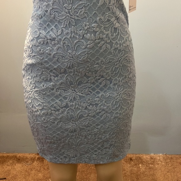 This is an Emerald Sundae Juniors' Glittered Bodycon Dress - Picture 3 of 4